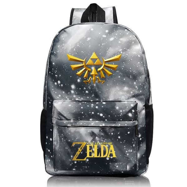 Zelda Legend Ryggsäck Ryggsäck Stjärnmönster Grå