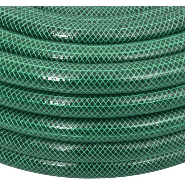 Trädgårdsslang med kopplingssats, grön, 19 mm x 10 m, PVC