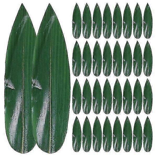 100 stk. Sushi Bambusblad Sushi Fat Dekor Bambusblader Sashimi Dekor Matter