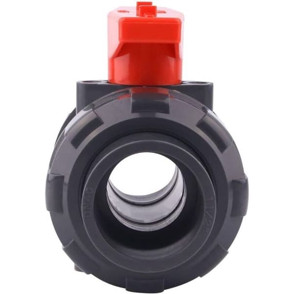 Dobbelt union solvent svejseventil, 40 mm diameter, PVC kugleventil, kugleventil, kugleventil til swimmingpool, DN32