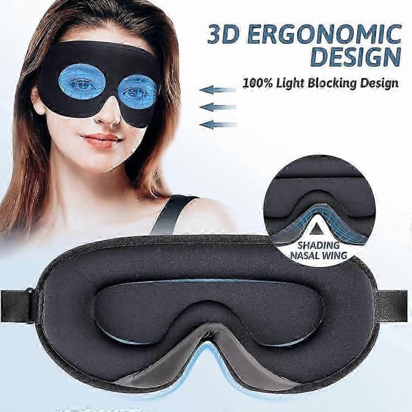 Sömn ansiktsmask, sidokudde ansiktsmask ögonmask