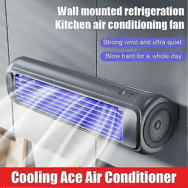 Bærbar køler Ace, bærbar aircondition køleventilator støjsvag med 3 hastigheder White