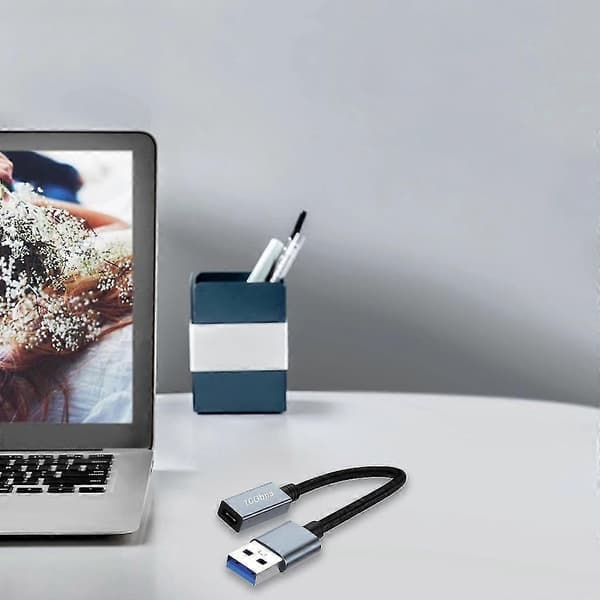 USB hane till typ C hona förlängningsadapter 10 Gbps för bärbar dator PC-laddare 1.5 meter