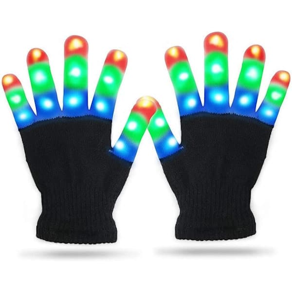 LED-handsker til børn med 7 lystilstande, lysende handsker, LED-handsker til børn-FS-
