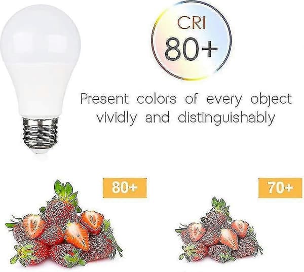 12v E27 9w Kallvitt 6000k Halogen Ekvivalent 75w, Ac Dc 12 Volt 24 Volt E27 Led 4-pack