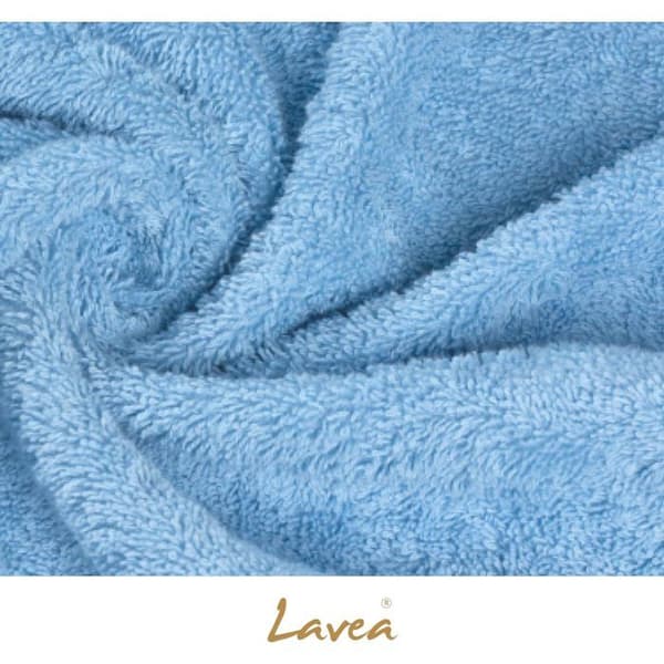 Badehåndkle - Sett med 8 - Bomull - Absorberende - Oeko-Tex - Baderom, Trening - 40x70 cm - B