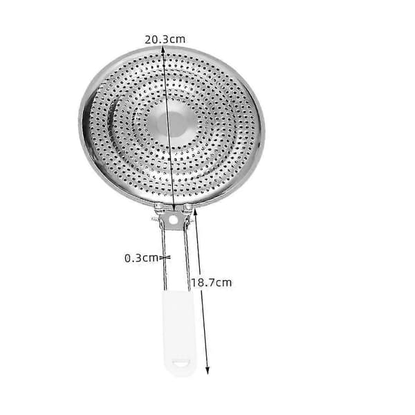 21 cm varmeleder i rustfrit stål til gaskomfur Onlyvebtles