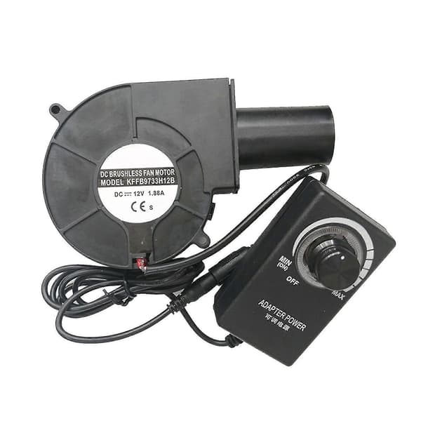 Strømforsyning Blæser Luftopsamlingskanal Justerbar Holdbar Sort Usb Plast Dc 12v Bærbar Variabel Hastighedsregulator