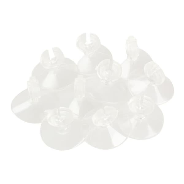 10 stk. Akvariumssugerkopper til 4/6 mm luftledningspipe-rørtrådsholder