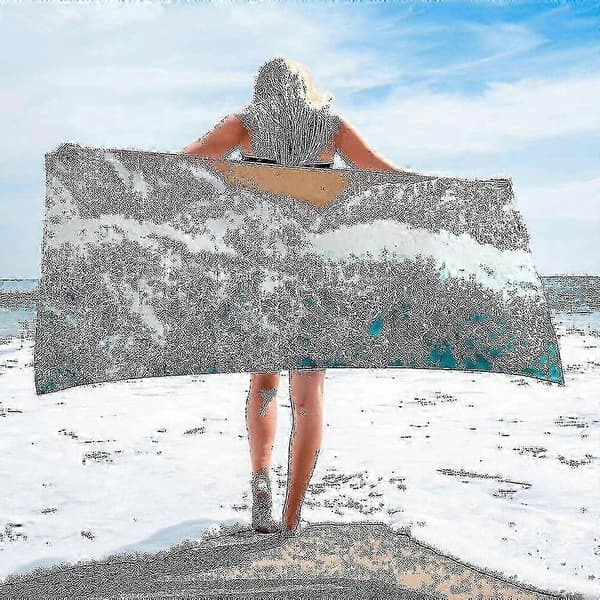 Mikrofiber badehåndklæde, hurtigtørrende badehåndklæde, badehåndklæde, badehåndklæde