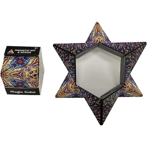 3D Magic Cube, Infinity Flips Magnetiske Terninger 72 Form Fidget Legetøj til Børn Voksne Anti Stress Formskiftende Boks Puslespil Legetøj