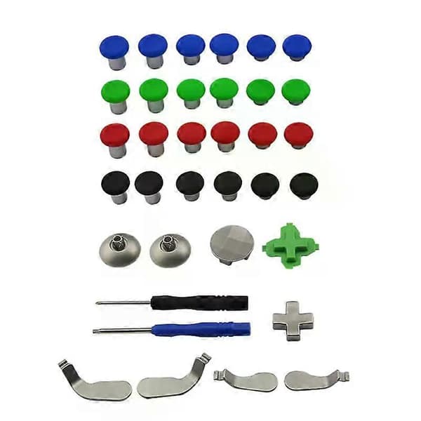FROG Metal D-Pad Trigger Paddles Erstatning Thumbstick Elite Controller Series 2 Dele Reparationssæt Tilbehør Style E