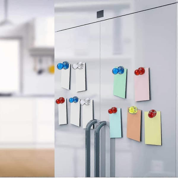Trycknåls-magneter, praktiska kylskåpsmagneter, perfekta för whiteboardtavlor