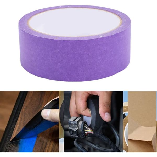4 ruller førsteklasses malertape, blå tape, alsidig malertape, maling, gør-det-selv
