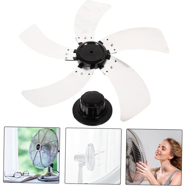 Ventilatorblade - 5 Stykker - Aluminiumslegering - Dobbeltlag Lydløs - Til Ventilator