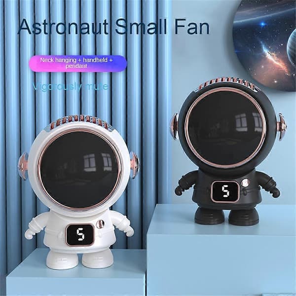 Astro Silent Mini Håndholdt Lille Ventilator USB Opladning Bærbar Studenter Elektrisk Ventilator White