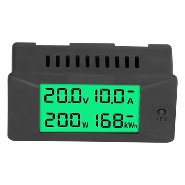 Digital LCD energimåler, spennings- og strømindikator, 5-12V DC voltmeter PZEM-025
