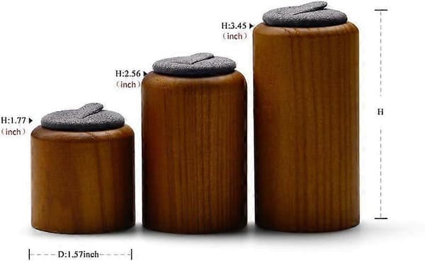 3-pack Massiv Trä Ringdisplay Elegant Ringförvaring Displayhållare för Sovrum, Butiker & Smyckesmonter