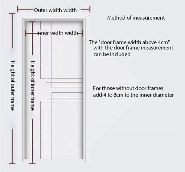 Magnetisk Termisk Isolert Dørgardin 100 x 200 cm, Solid Tykk Dørskjerm, Grå (100×210) 100*210cm 100*210cm