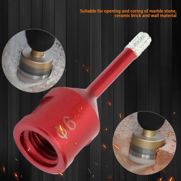 6 mm loddet kerneborebit, hulboreværktøj, vinkelhulåbner, hulborebit, borebit, udgravningshuller, P