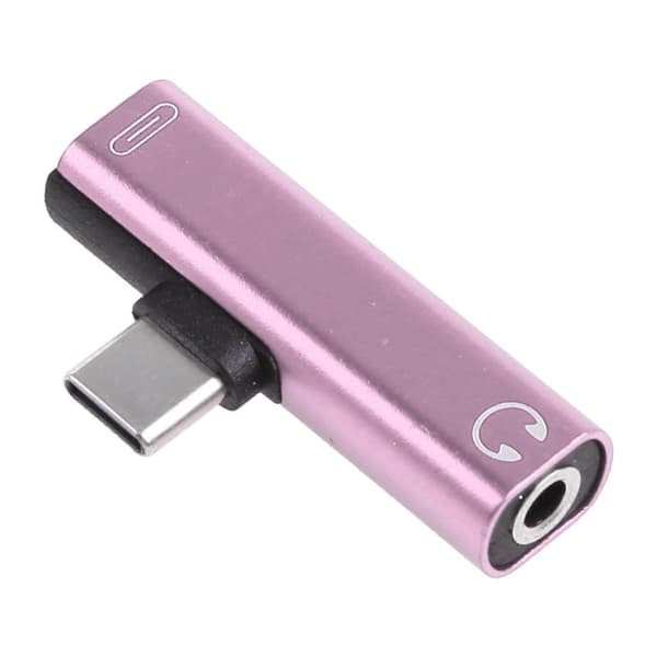 USB C til 3,5 mm lydadapter, USB Type C til AUX Dongle Hovedtelefonstikadapter