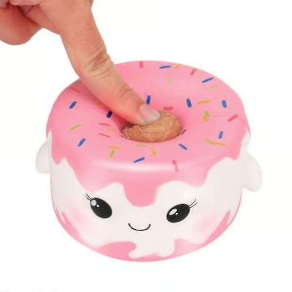 Tårtformad squishy stressleksak med långsam återgång