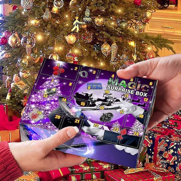 2026 Adventskalender Magic Blind Box Julstämning Present Magic Prop Blind Box Magic Toy Fun Blind Box