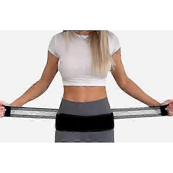 Höftstödsbälte - Justerbar lindring för Ischias & Höftproblem Svart-140cm