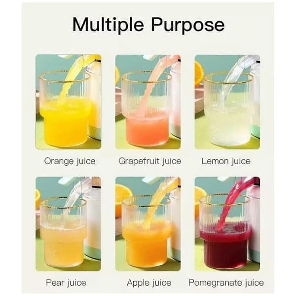 Automatisk separationsjuicer, trådlös bärbar juicemaskin