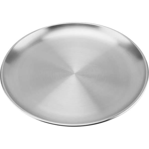 Tallrik - Set om 5 - 304 Rostfritt Stål - Hållbar - Camping, Grill, Picknick - 30 cm