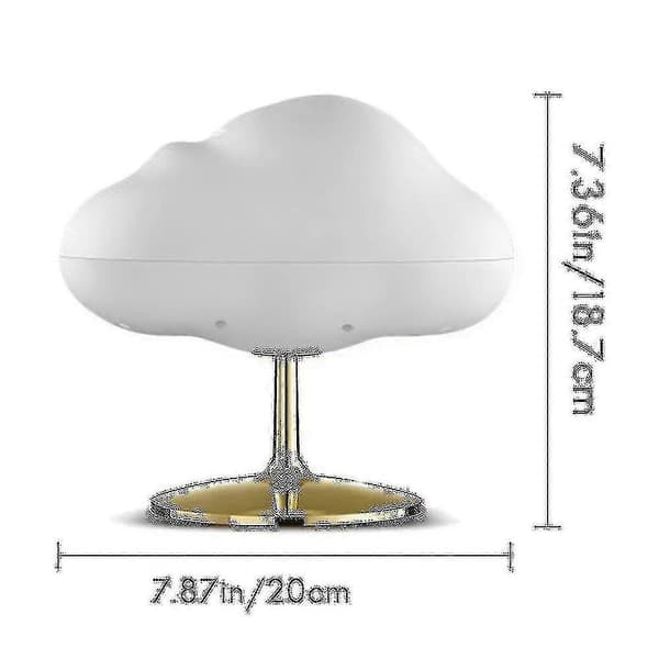 Moln USB Bordslampa Luftfuktare Elektrisk Ultraljud Kall Dimma Aromdiffusor För Rumsdoft
