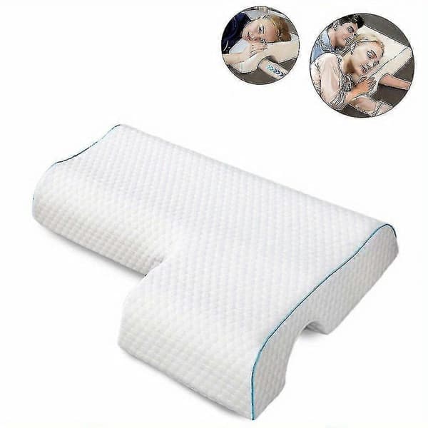 1 st Välvd Kudde Med Långsam Återhämtning Memory Foam För Par - Anti-tryck Handkudde Left Arm