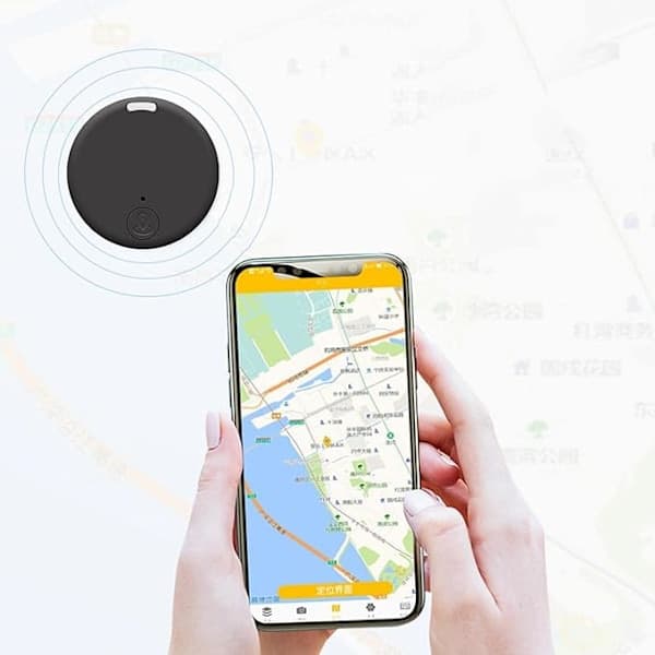 4 st GPS Tracker Smart Locator med Bluetooth, Mini Trådlös Tracker, Nyckel