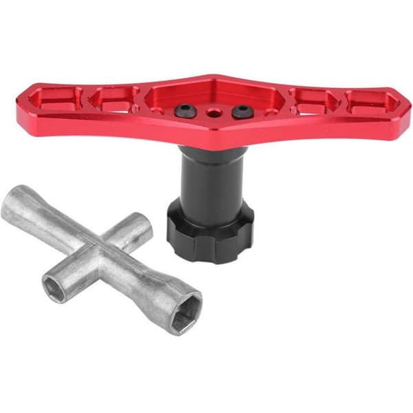 17 mm solid hjulmøtrik-hylsternøgle, RC-tilbehør, holdbar bærbar sekskantkryds til M3, M4, nem at bruge M2
