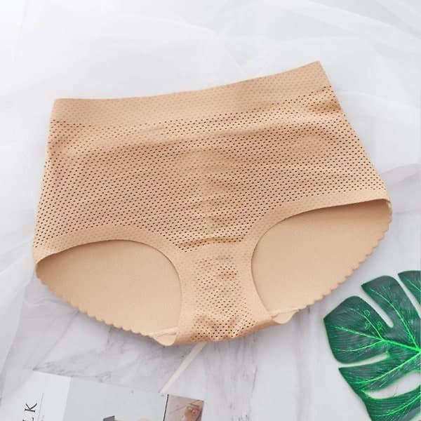 2-pak sømløse rumpe løft polstrede truser Shapewear L midje