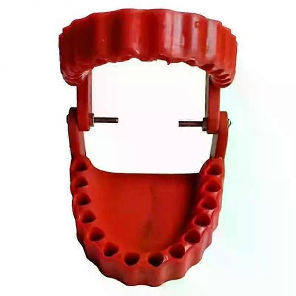 Screwdriver Bit Sjov Plast Hjem Indretning Tandprotese Borebit Holder Med 28 Bits Bit Adapter Tænder Model Design Style A
