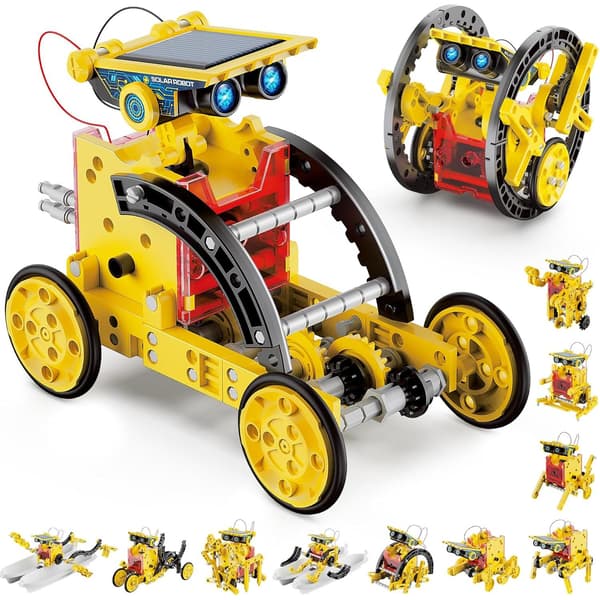 Solar Robot Kit, Robotleker for Gutter 7-12 År, Guttegave 7-12 År, Leker for Gutter 7 8 9 10 11 12 År, Konstruksjoner PL A