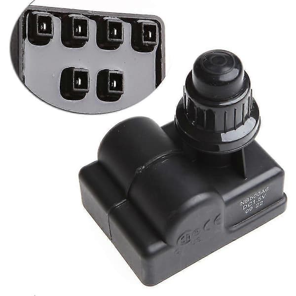 Erstatning for gassgrill, 6 uttak, AA-batteri, trykknapptenner, ny