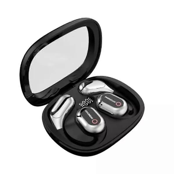 AI Åbne Trådløse Sprog Oversættelse Bluetooth Høretelefoner Black