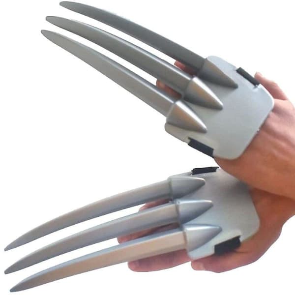 Wolverine Cosplay Plastklorer Halloween Lekeutstyr