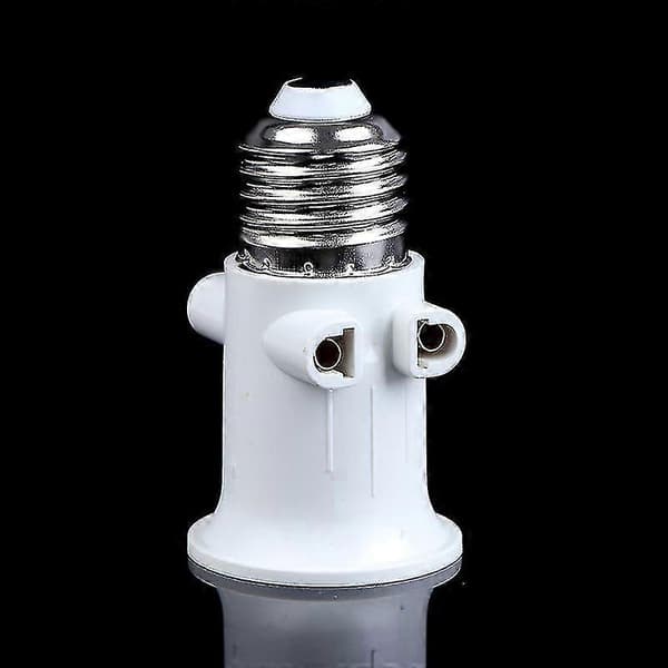 3x Ac100-240v E27 Pære Adapter Lampeholder Base Sokkel Konvertering Med EU Stik-AX