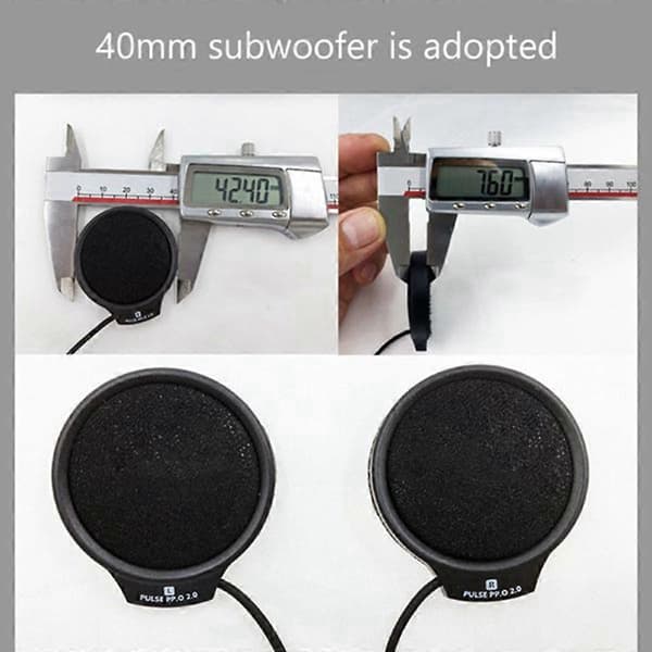 2 sæt motorcykel 5.0 Bluetooth hjelm intercom universel parring øretelefon headset med CNC støjreduktion BT22