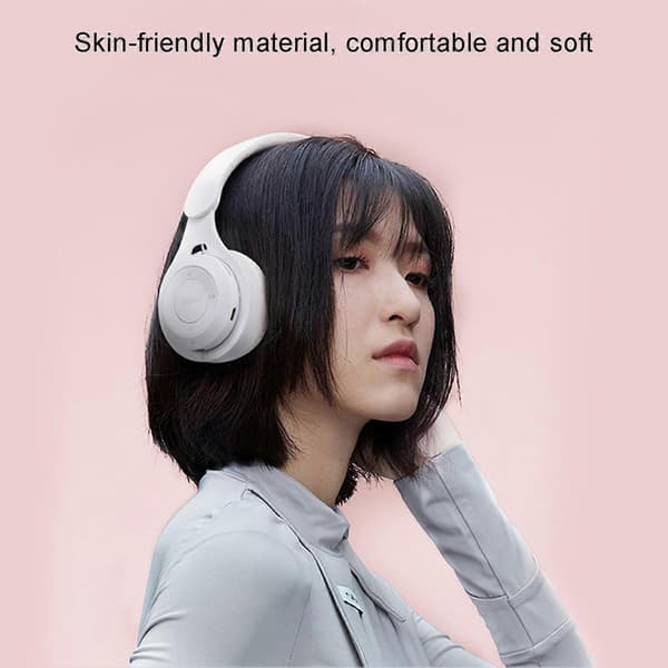 M6 Trådløst Foldbart Headset Macarons Kraftig Bas Bluetooth-kompatibelt Gaming Hovedtelefon Black