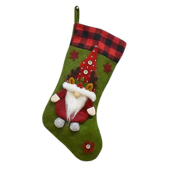 Julklappsdocka Julstrumpa Barn Julklappspåse Röd