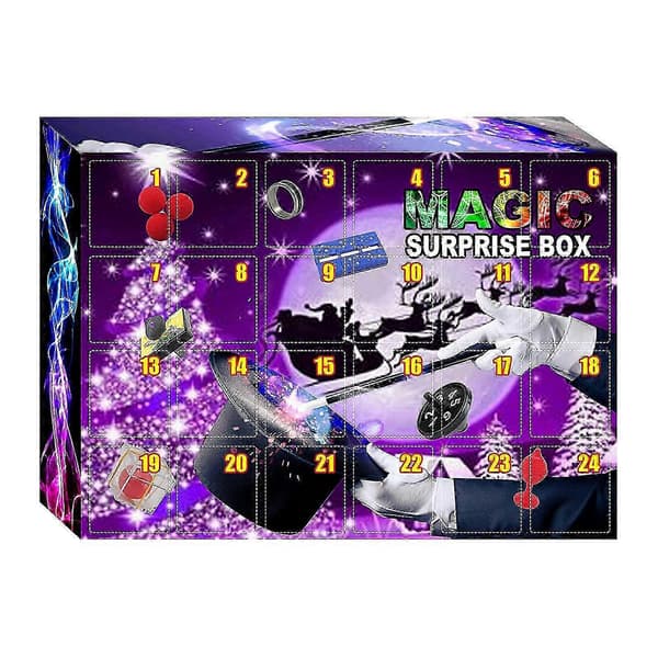 2026 Adventskalender Magic Blind Box Julklapp Magic Props Blind Box Magic Leksaker Rolig Blind Box