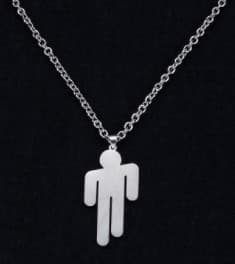 Billie Eilish Logo Halskæde Rustfrit Stål Vedhæng