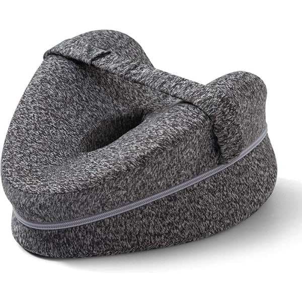 Knæpude til sideliggende, ortopædisk pude med memoryskum