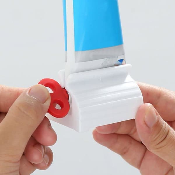 Plasttubsprutor - Set om 4 - Färgglad design - Manuell extraktor för tandkräm och krämer - Badrum och