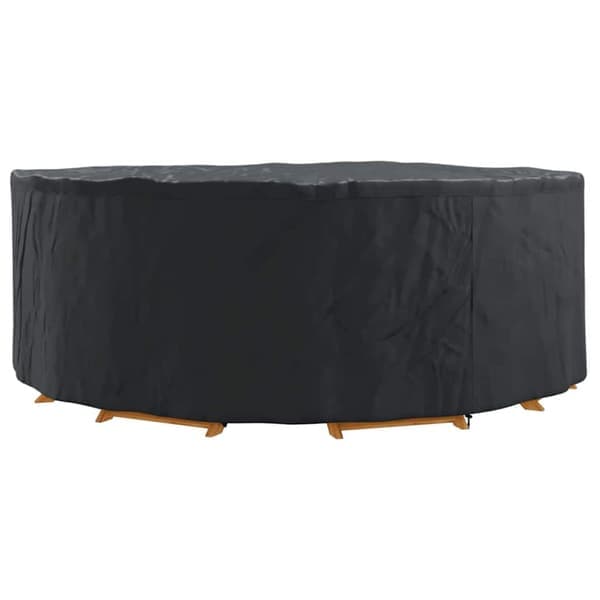 Møbelovertræk Sort 244 x 244 x 71 cm 210D Oxford-stof