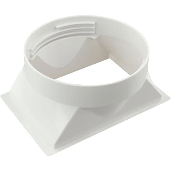 Luftkonditioneringsavgasanslutning - 1 stycke - Robust plast - Optimerad ventilation - Kontor och hem